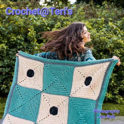 Crochet poppy blanket pattern hot sale