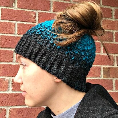 Quick and Easy Messy Bun Hat