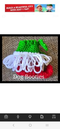 Mean Green Pet Booties