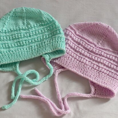 Premature Baby Bonnet - knitting pattern