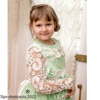 Lace bolero for girls