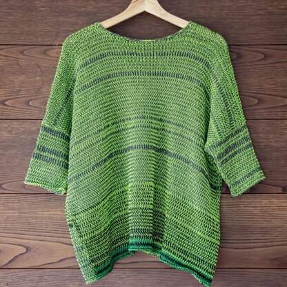 Machine Knitting Pattern Loose summer cotton sweater