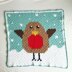 Christmas Robin Baby Blanket