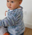 Boys Garter Stitch Sweater in Ella Rae Cozy Soft Print - ER5-02