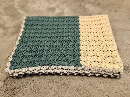 Waves of Squares blanket