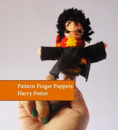 Finger Puppet Harry Potter Pattern