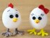 Little Chicks. Crochet Amigurumi Chicken. Farm Animals. Pattern Bundle