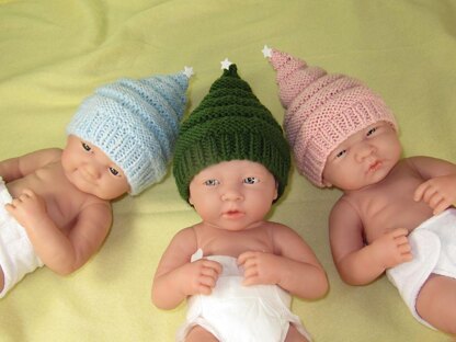 Preemie, Tiny and Newborn Baby Little Star Christmas Hat