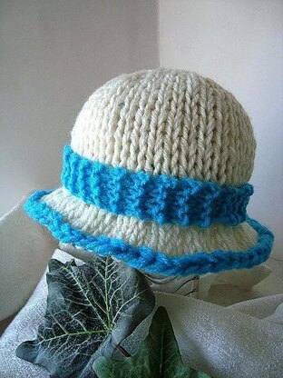 557, Knitting pattern, hat, newborn to adult