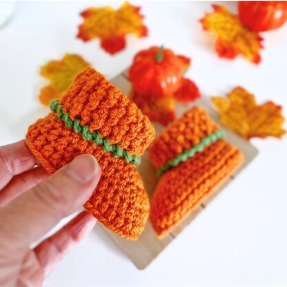 Pumpkin Baby Booties
