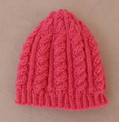 Sammy - babies cabled hat