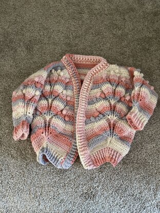 Hooded Leaves Cardigan