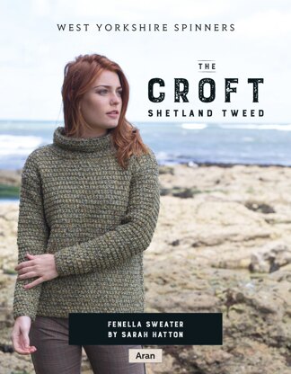 Fenella Sweater in West Yorkshire Spinners The Croft Shetland Tweed - DBP0059 - Downloadable PDF