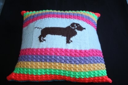 Dachshund Throw Pillow