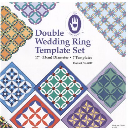 Marti Michell Double Wedding Ring 7pc Quilting Template