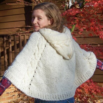 Winter Wonderland Cape (a hooded poncho)