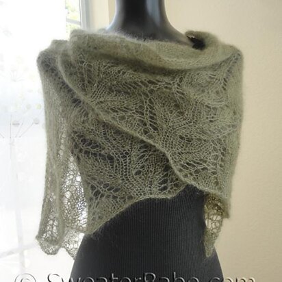 #151 Samantha Featherweight Lace Shawl