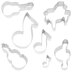 R&M Musical Instruments Cookie Cutters Set of 7
