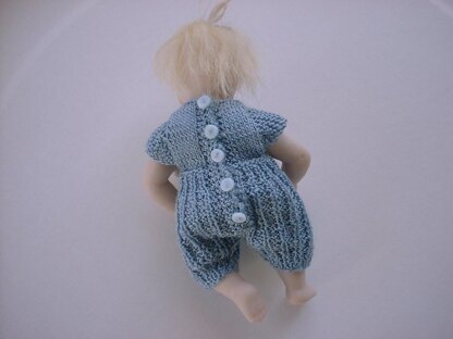 Miniature Knitted Baby Romper