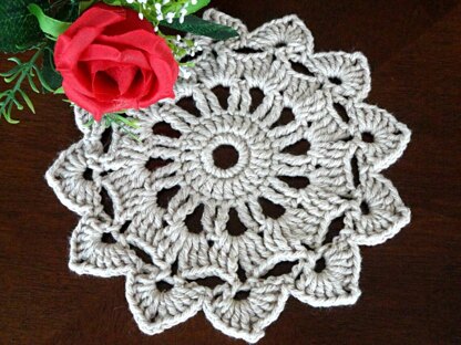 Pattern Crochet Placemat Coaster Home Decor