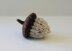 Stuffed Knit Acorns