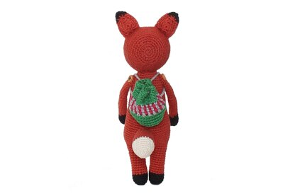 Teddington the Fox amigurumi