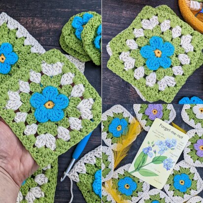 Forget-me-not Granny Square