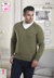 Sweaters Larger Sizes in King Cole Majestic DK - 5228 - Leaflet