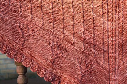 Autumn Leaves Shawl