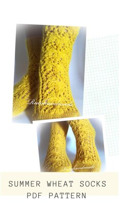 Summer wheat socks