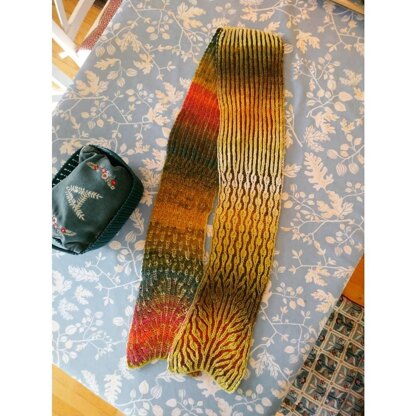 Brioche Endless Tree Scarf