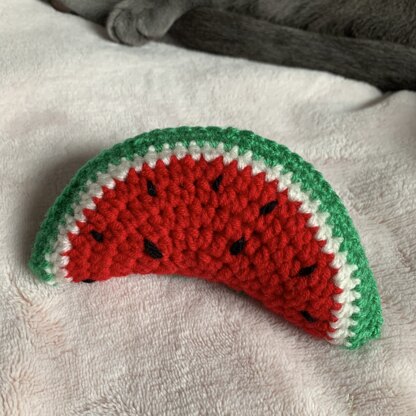 Watermelon catnip cat toy