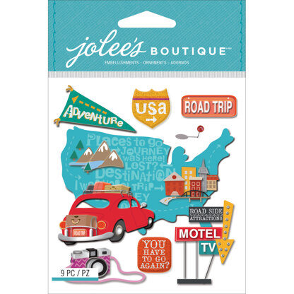 Jolee's Boutique Dimensional Stickers - Road Trip