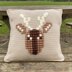 Roe Deer Bobble Stitch Cushion