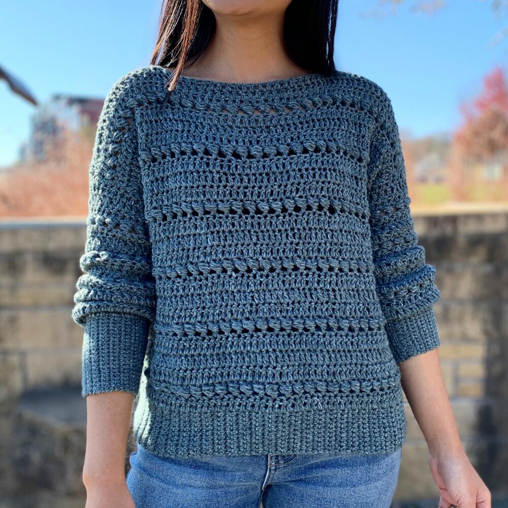 Bead Stitch Crochet Jumper Crochet pattern by KnitcroAddict