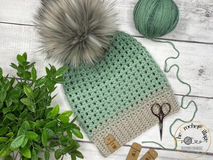 Evergreen Slouchy Hat