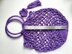 Shopping netting bag easy crochet pattern