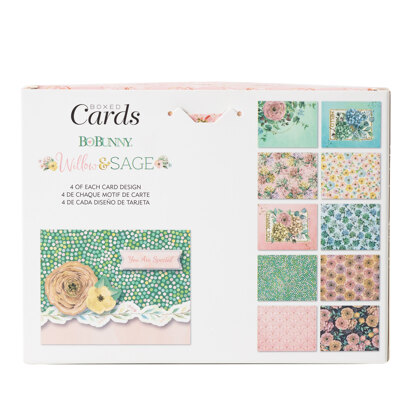 BoBunny Willow & Sage Box of Cards