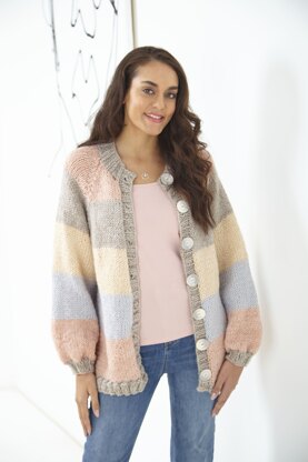 Cardigans in King Cole Big Value Chunky - 6122 - Leaflet