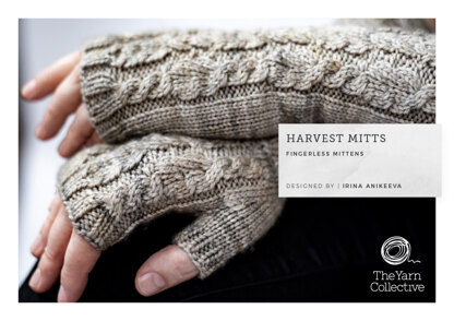 Harvest Mitts by Irina Anikeeva - Gloves Knitting Pattern For Women in The Yarn Collective