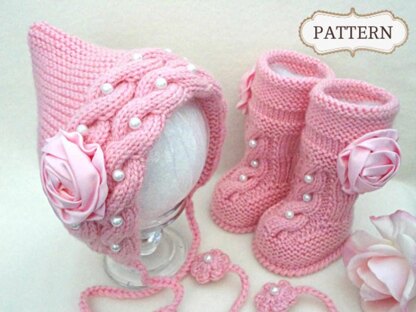 Knitting Baby Hat Pattern Knitting Baby Booties Pattern