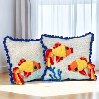 Goldfish Pillowcase 3D effect