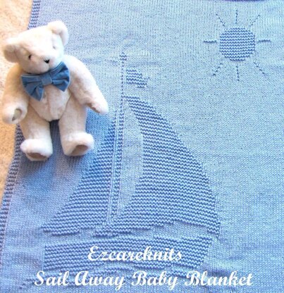 Sail Away Baby Blanket