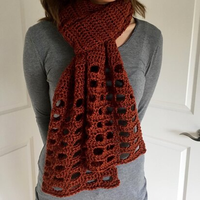 Easy Crochet Scarf Pattern for Women: Pretty Easy Crochet Scarf