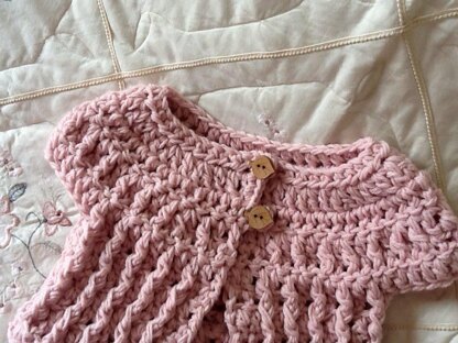 Little Pamela Pale Pink Sweater