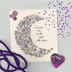 Bothy Threads Love You To The Moon Cross Stitch Kit - 21 x 24cm