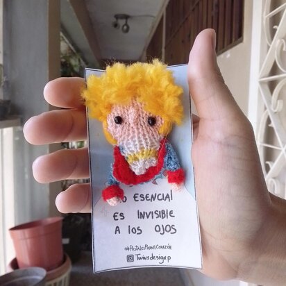 Postcards for the heart "little prince" - knitting pattern