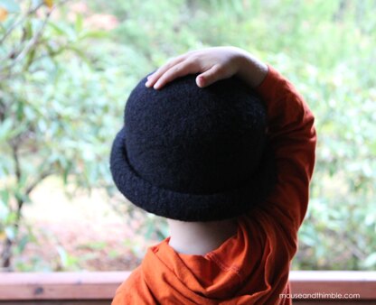Felted Bowler Style Hat US TERMS 1723