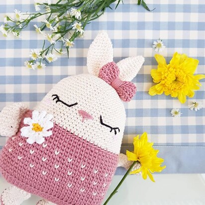 Brigitte the Rabbit Amigurumi