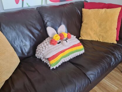 2in1 Llama Hooded Blanket